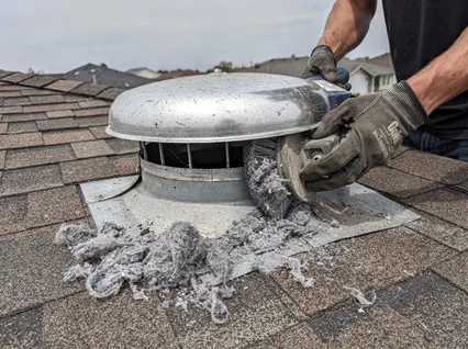 Cleaning Dryer Vent On Roof in Valinda