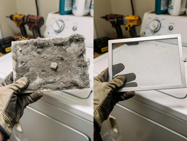 Professional lint trap cleaning by Valinda Dryer Vent Cleaning in Valinda