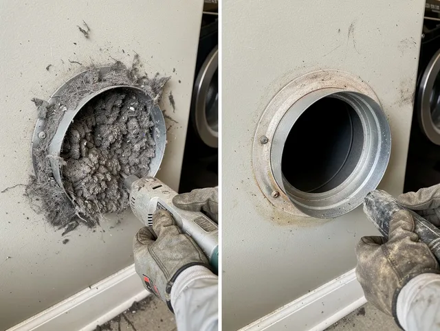 Professional clogged vent cleaning by Valinda Dryer Vent Cleaning in Valinda