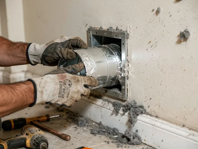 Professional dryer vent repair and installation by Valinda Dryer Vent Cleaning in Valinda