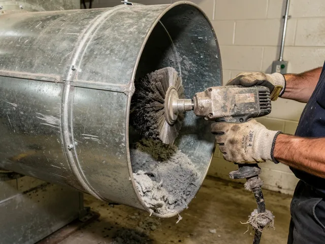 Industrial-grade dryer vent cleaning by Valinda Dryer Vent Cleaning in Valinda